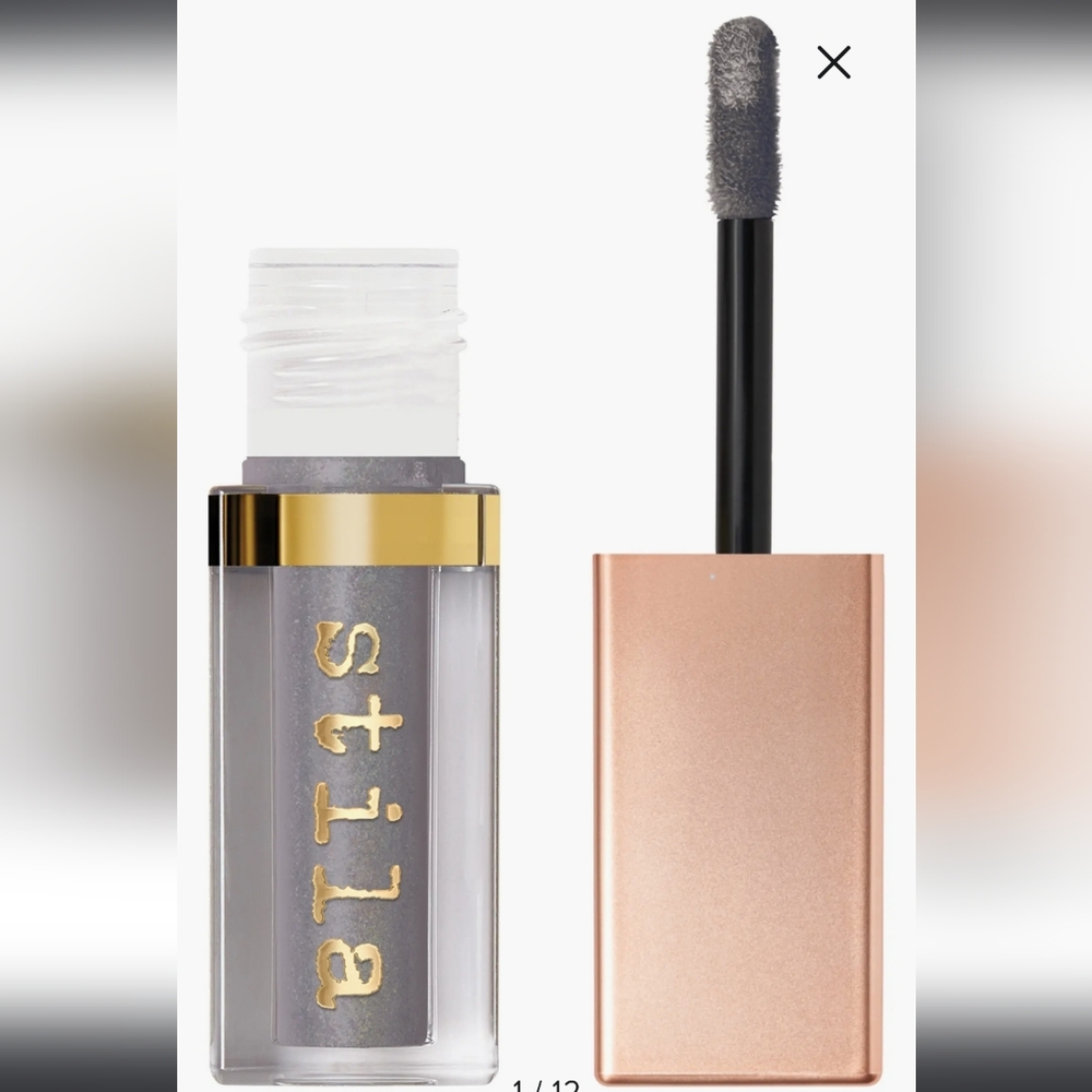 Stila Suede Shade Liquid Eye Shadow In Sheer Pewter BNIB